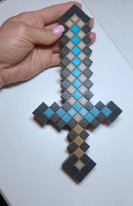 Меч Майнкрафт Кріпер Скелетон Ендермен ТнТ Бджола  Аксолотль