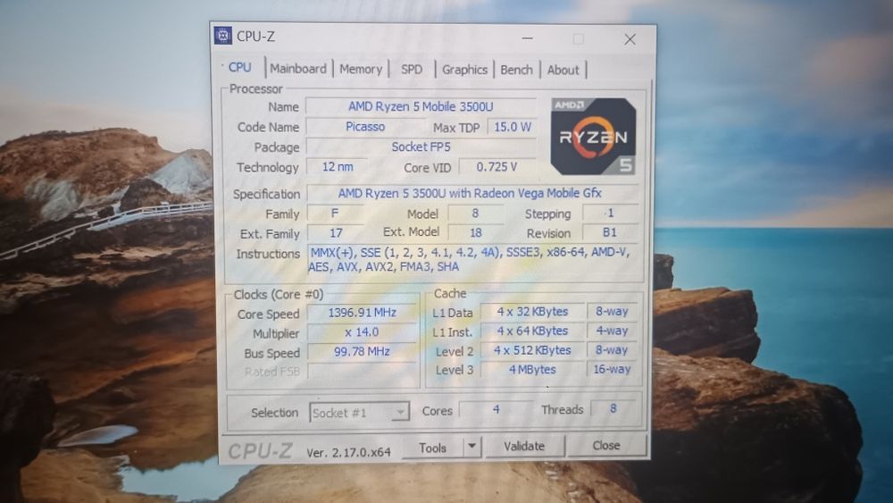 Laptop Lenovo Ideapad 3, Ryzen 5 3500U