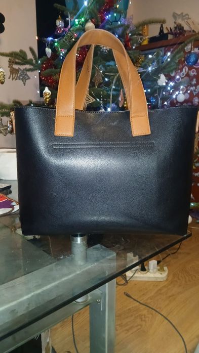 Torebka Lasocki czarna typu shopper