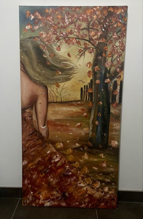 Quadro grande decorativo em tela – pintura artística moderna