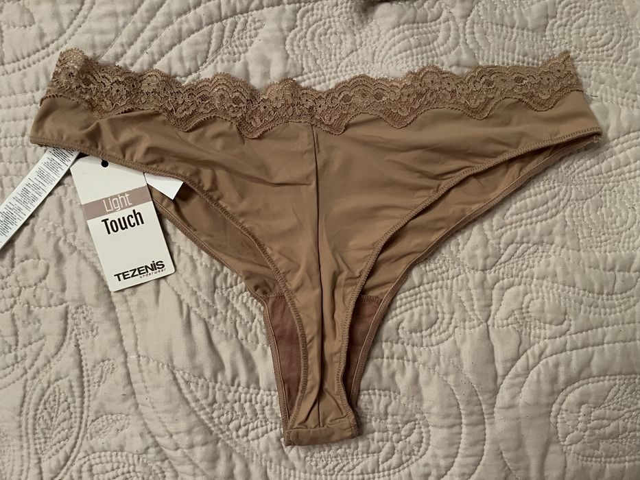 Tezenis komplet Phard stanik i stringi 75C/S brąz