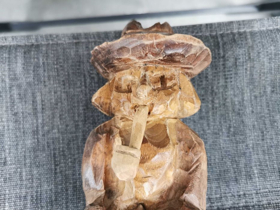 Antyk figurka drewno ludowa