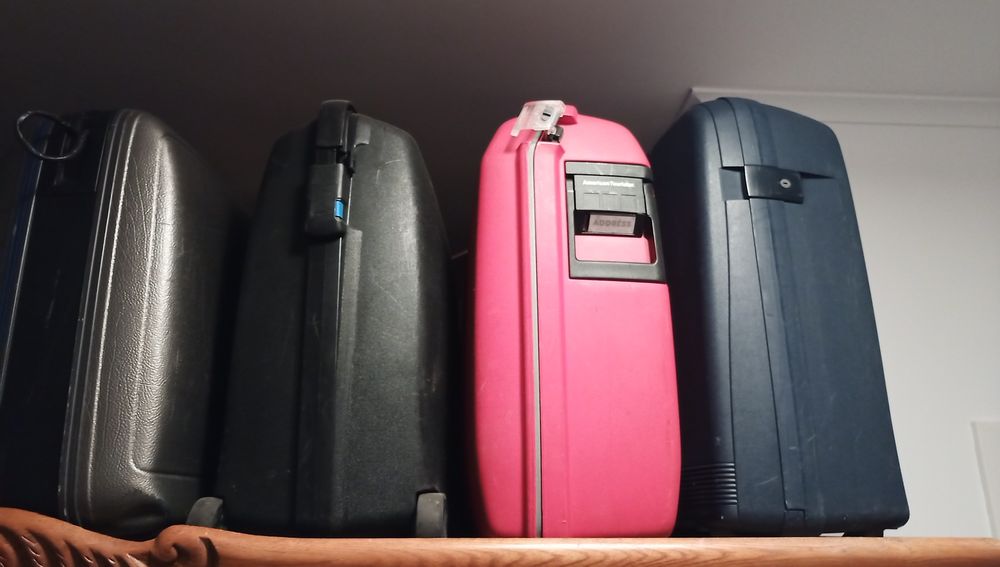 Róż poszła Walizki  Samsonite,American Tourist