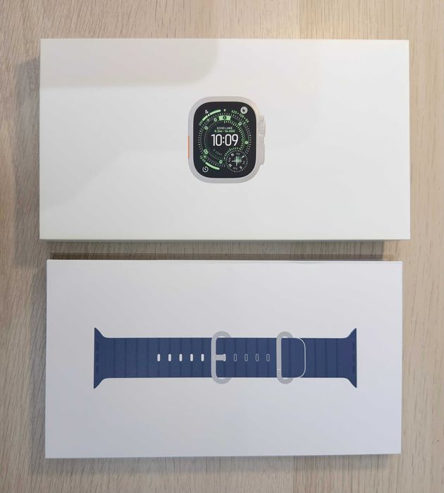 Apple Watch Ultra 3 49mm Titânio Natural GPS + Cellular, caixa completa + 2 braceletes