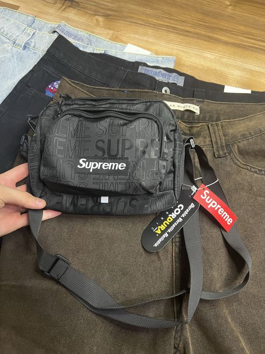 сумка  мессенджер supreme