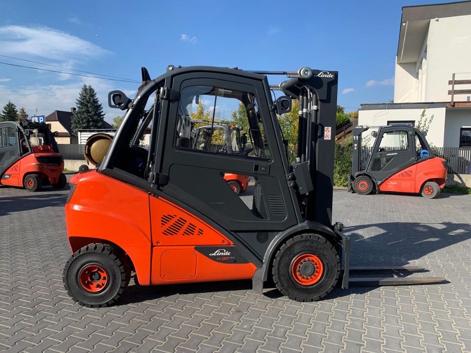 Wózek widłowy Linde H30T-02, TRIPLEX 4.80, rok budowy 12/2019, przebieg 3753 h