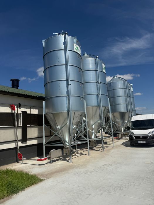 Silos 30 ton 40 t zbożowy oraz paszowy blacha 1,5mm z dostawą gratis
