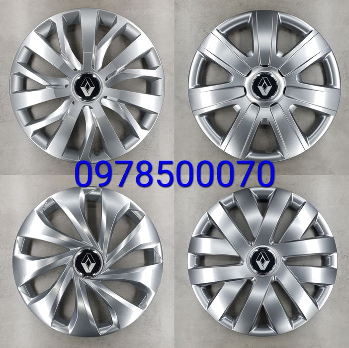Ковпаки Рено R15 Renault Сценік Меган Кенго Кліо Логан Сандеро Лагуна