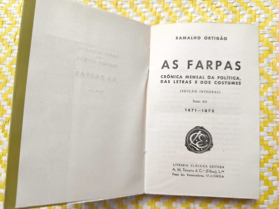 As Farpas - Tomo XII –  Ramalho Ortigão