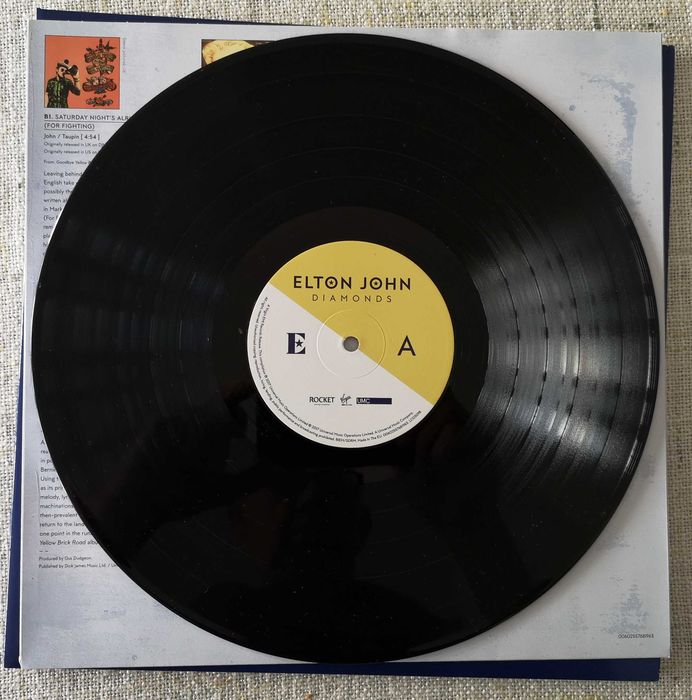 ELTON JOHN Diamonds orginalny 2 płytowy album winylowy.