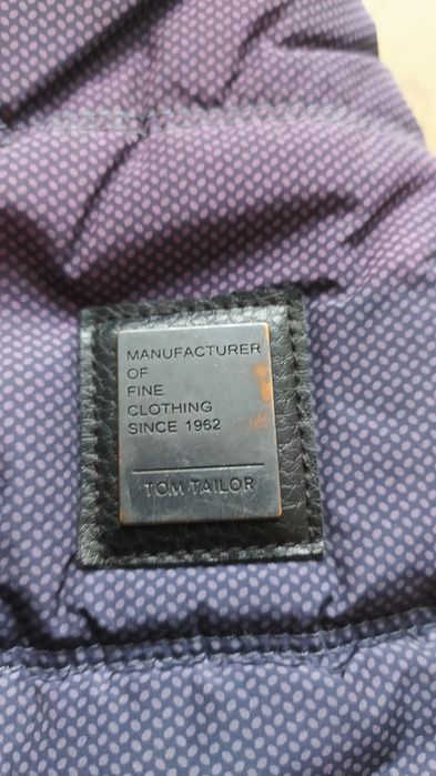 Kurtka męska, Tom Tailor, rozmiar XL, pikowana, z kapturem, ciepła