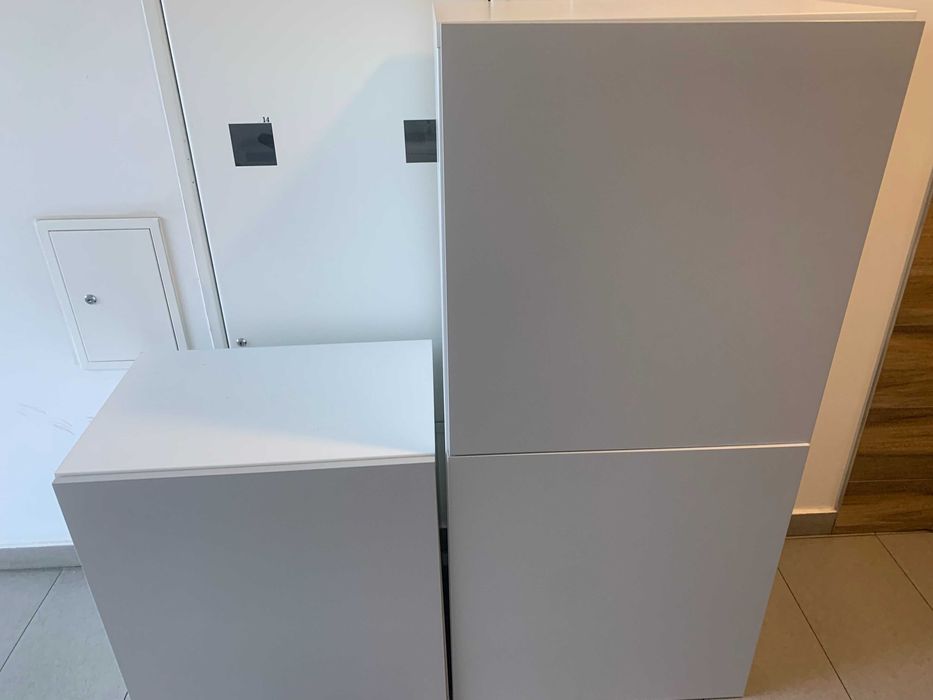 Szafa IKEA BESTA – biała, 2 korpusy + fronty + akcesoria