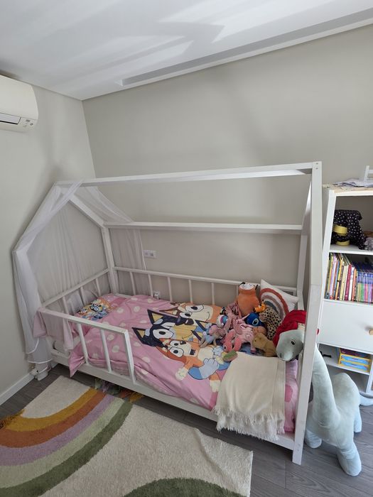Cama criança 200×90cm forma casinha