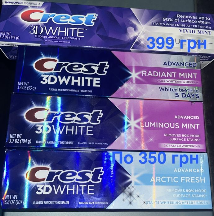 Зубная паста Crest оригинал