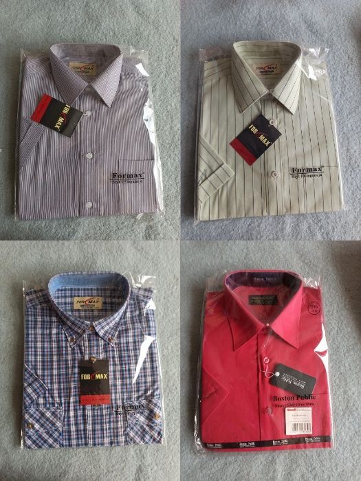 Koszule krótki rękaw różne wzory rozmiary - po likwidacji sklepu