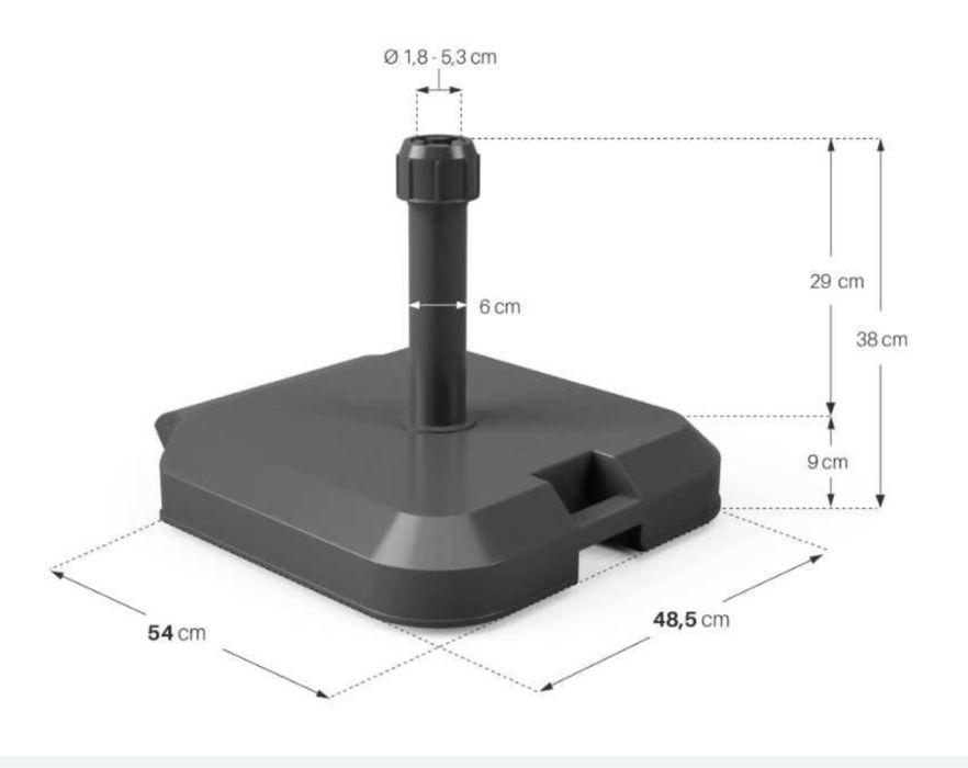 Base para chapéu de sol - NOVA