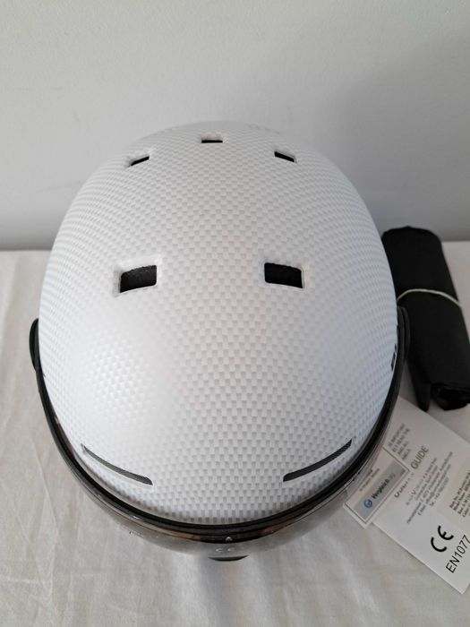 Kask narciarski Black Crevice Gstaad Carbon White M 54-57cm