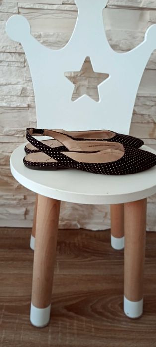 Baleriny w kropki r.37