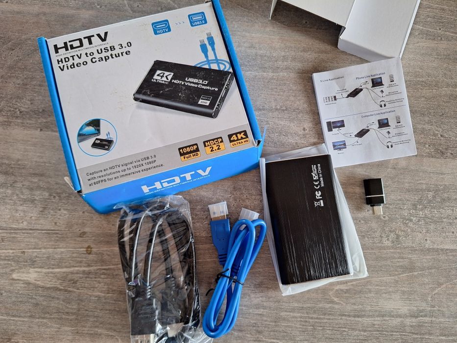 Nowa Video Grabber hdmi nagrywarka obrazu usb 4K B73 streaming