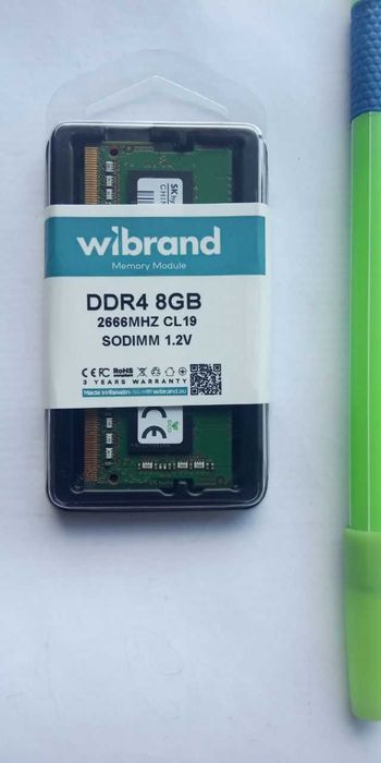 Модуль пам'яті для ноутбука SoDIMM DDR4 8GB