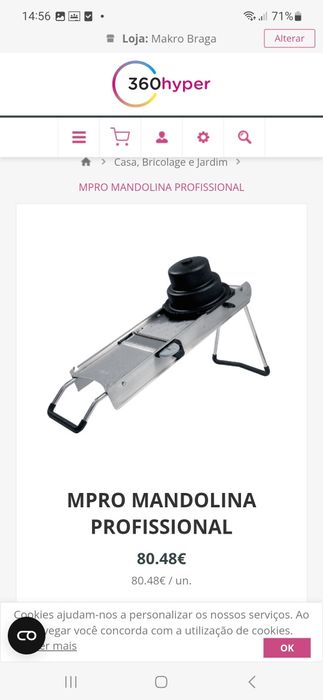 Mandolina profissional Makro
