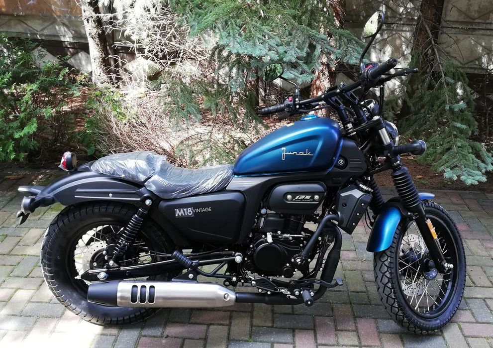 Junak M Junak M18 Vintage Niebieski mat 2025 Wyprzedaż Rocznika!!!