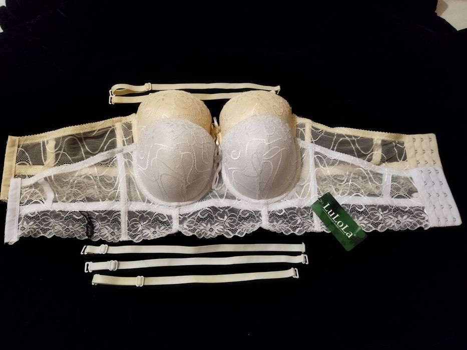 Бюстгальтер бежевий і білий. НОВІ. 2 шт за 199 грн