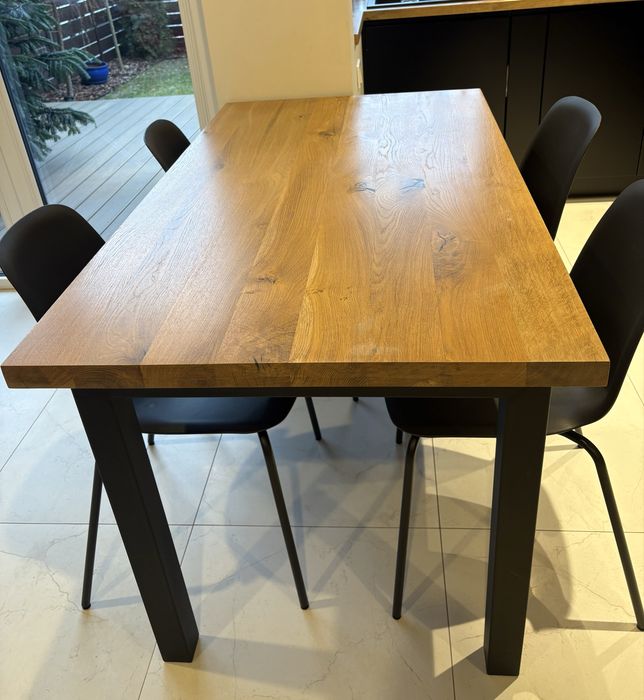 Stół drewniany lity dąb