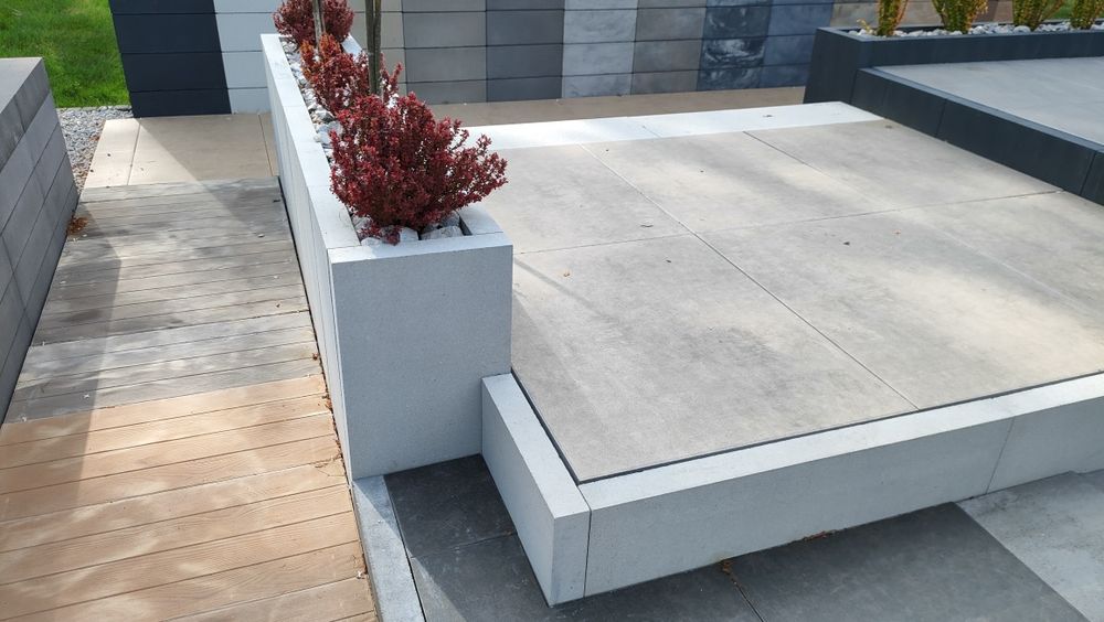 Donice betonowe donica doniczka kwietnik klomb