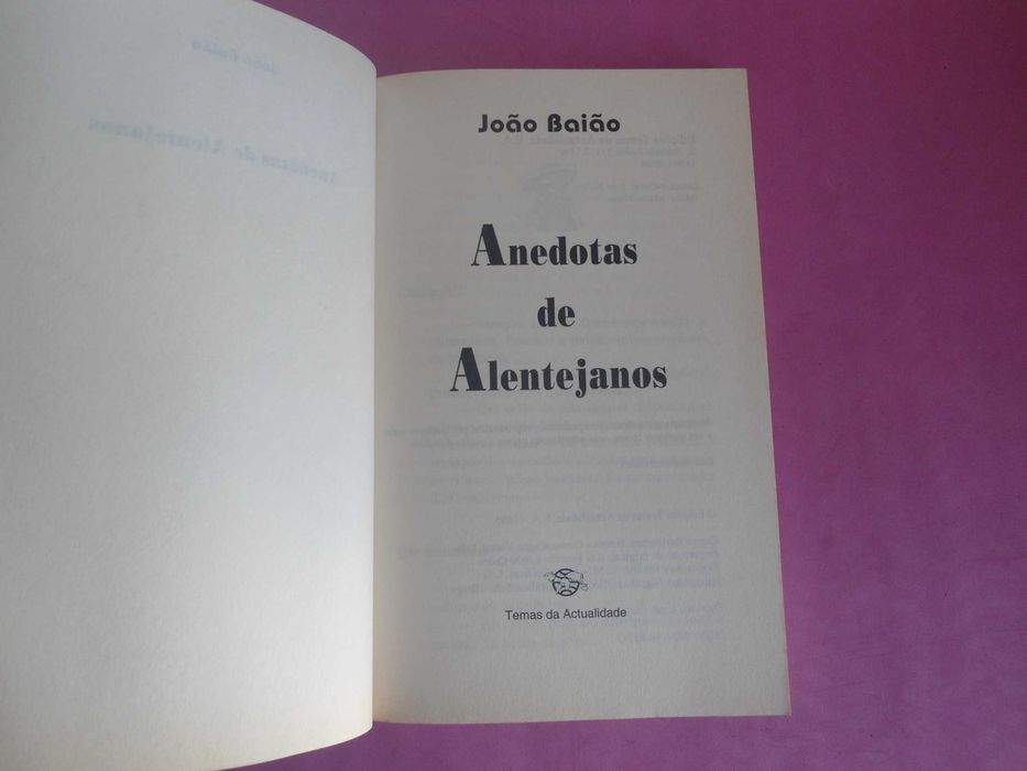 Anedotas de Alentejanos por João Baião