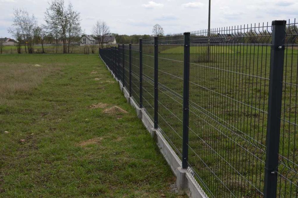 Panel 1,53 KOMPLET ogrodzenia płot zestaw ogrodzenie grafit panele