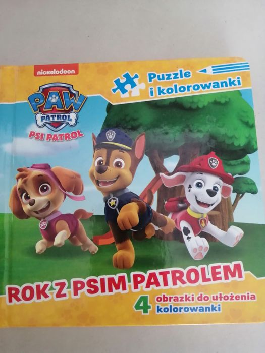 Książka z puzzlami Paw Patrol