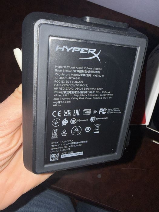 Безпровідні Навушники HyperX Cloud Alpha 2 Wireless Black