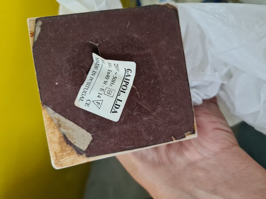 2 Candeeiros antigo para mesa