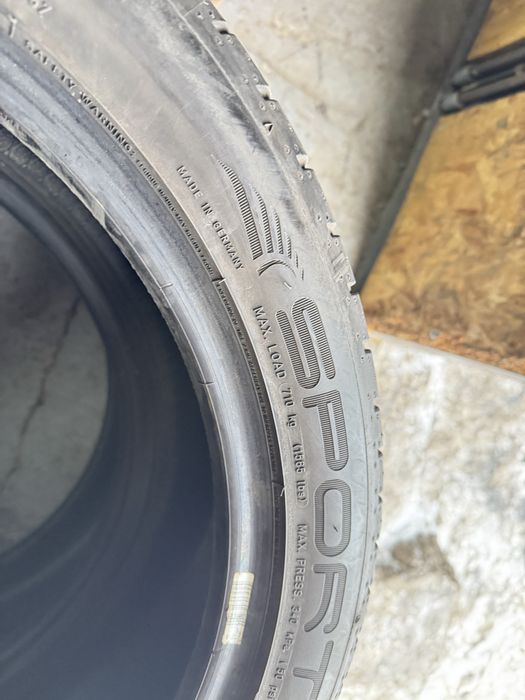 19 225/45 Dunlop SportMaxxRT шини комплект літо