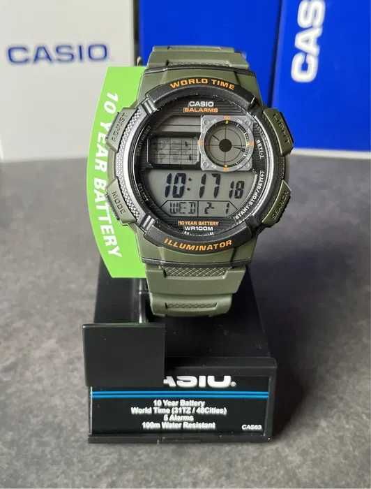 Оригинальные наручные часы Casio AE1000 W Часы Касио