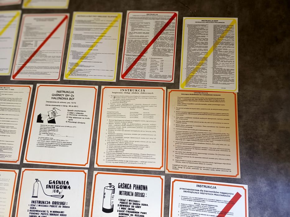 Tablice BHP informacyjne