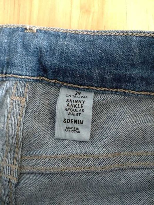 Nowe dżinsy jeansy spodnie skinny regular waist H&M 38 W29 L32