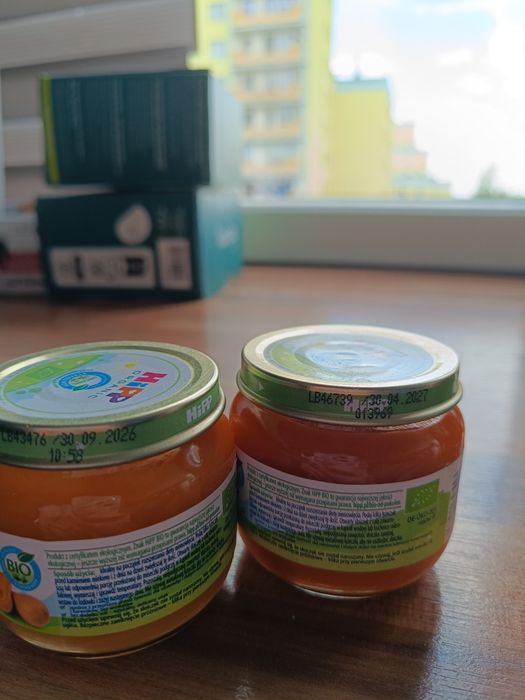 Pierwszego warzywka Hipp i obiadki Gerber