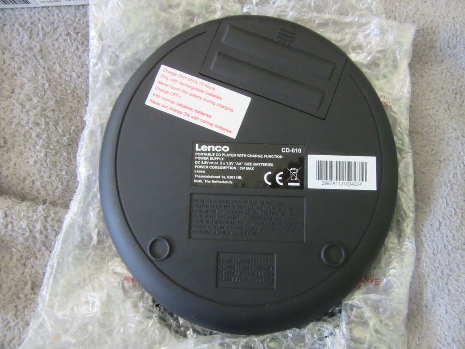 discman LENCO na płyty CD/ CD- RW, z pudełkiem sprawny