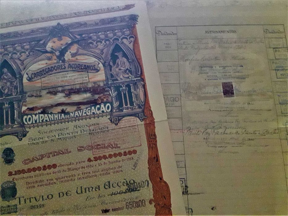Empresa Insulana de Navegação e Carregadores Açoreanos - documentos