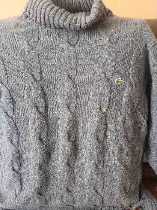 Lacoste vintage  knit swetr