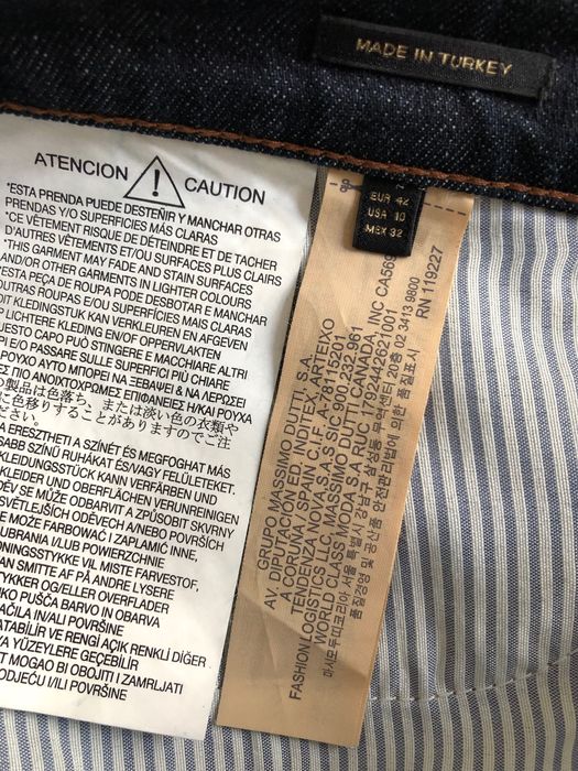 Saia de ganga azul escuro | 42 | Massimo Dutti