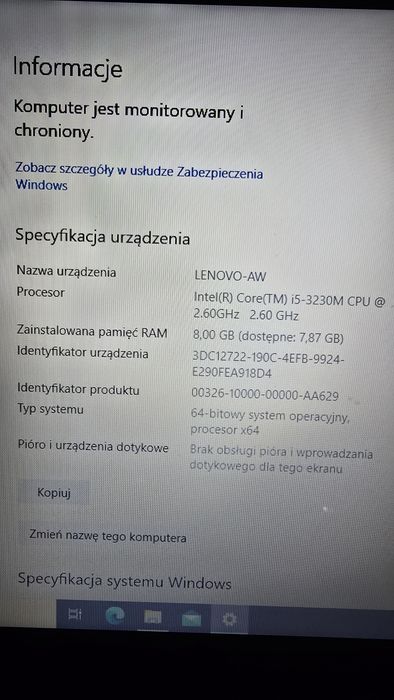 Laptop Lenovo G500H I5