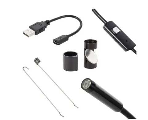 Камера Ендоскоп Android та PC Endoscope, гнучка USB-камера (100P) 5 м