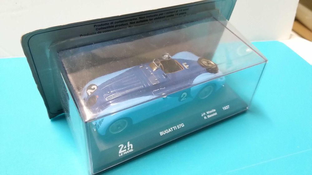 Modellino 24h Le Mans Modellino Auto Bugatti 57G Vincitrice 24h Le Mans