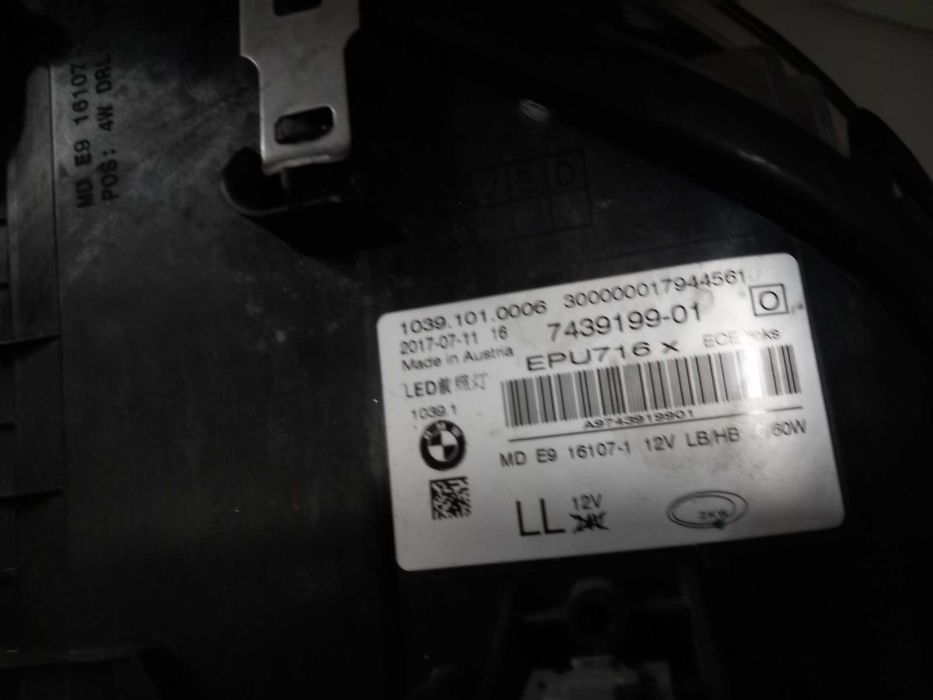 BMW Serie G30/31 farol direito/esquerdo