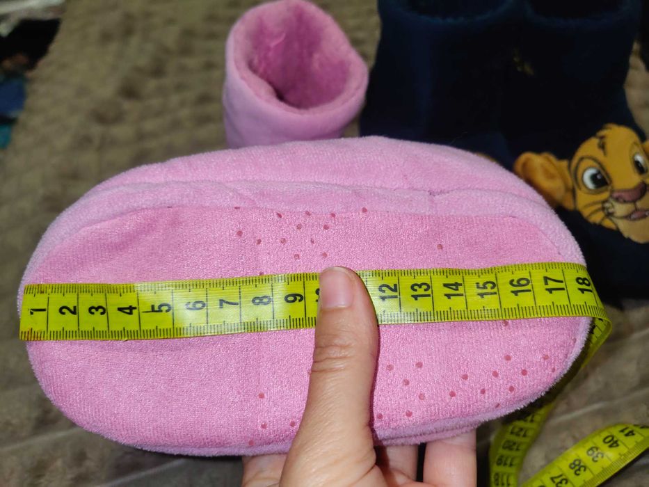 Kapcie ciepłe dla dzieci miękki 17.5  20.5 cm