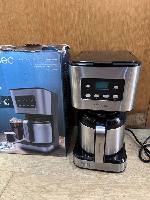 Máquina de Café de Filtro Cecotec Coffee 66 Drop & Thermo Time (Termo em Inox)