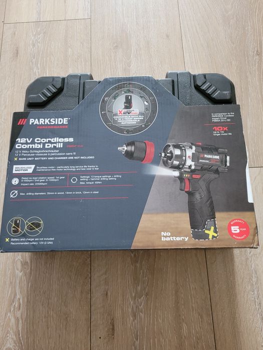 Wkrętarka Parkside Performance 12V A1 komplet Aktualne